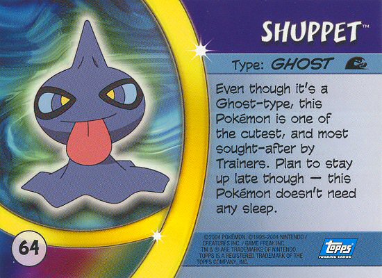 Shuppet Rückseite