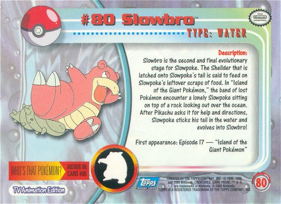 Slowbro Rückseite