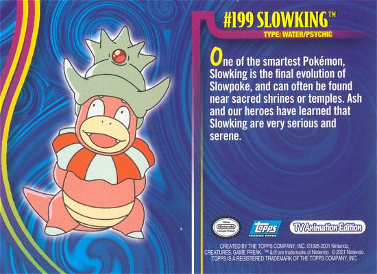 Slowking Rückseite