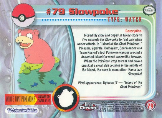 Slowpoke Rückseite