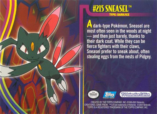 Sneasel Rückseite