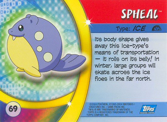 Spheal Rückseite