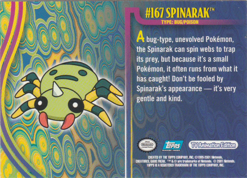 Spinarak Rückseite