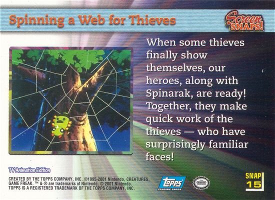 Spinning a Web for Thieves Rückseite