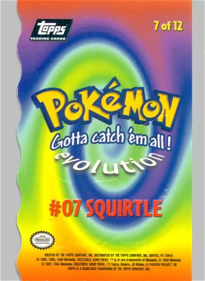 Squirtle Rückseite