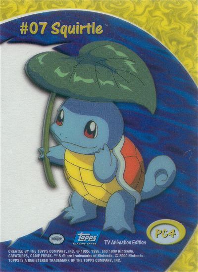 Squirtle Rückseite