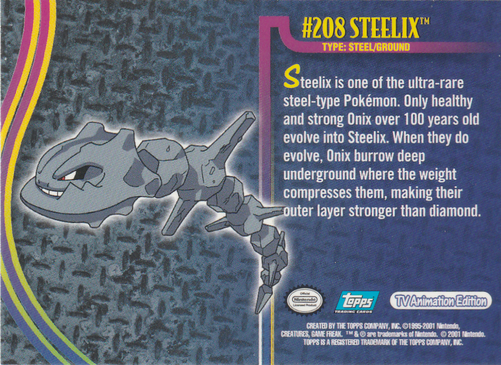 Steelix Rückseite