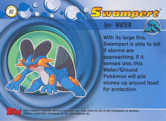Swampert Rückseite