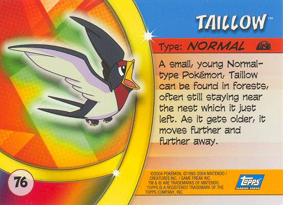 Taillow Rückseite