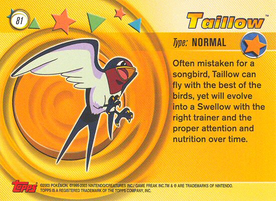 Taillow Rückseite