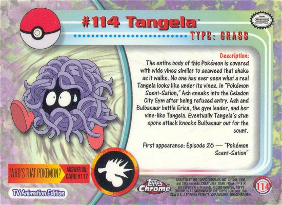 Tangela Rückseite