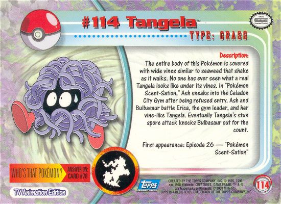Tangela Rückseite