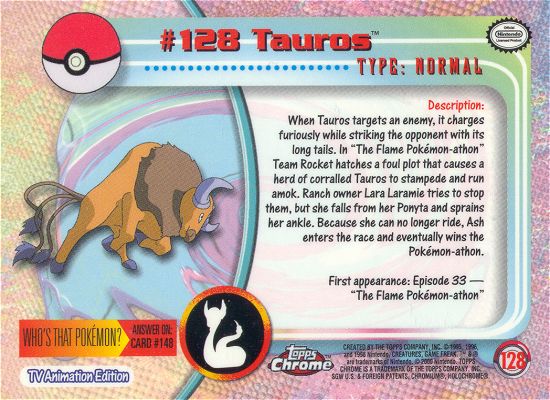 Tauros Rückseite