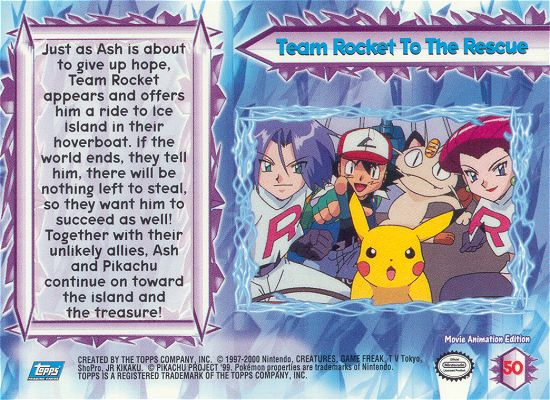 Team Rocket To The Rescue Rückseite