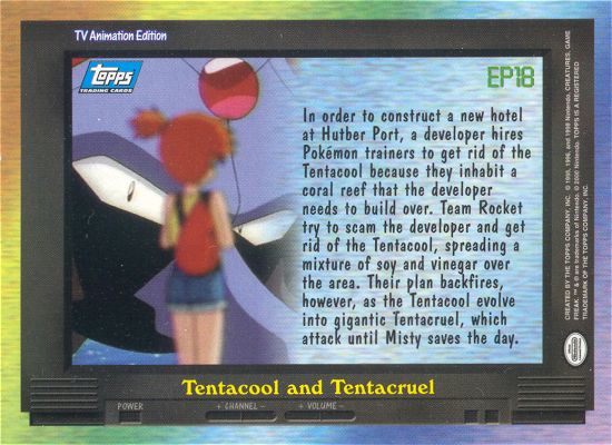 Tentacool and Tentacruel Rückseite