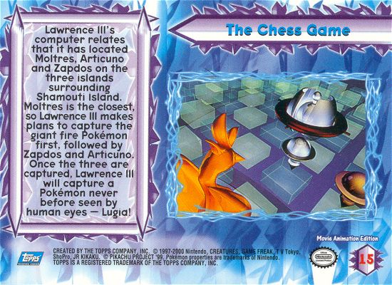 The Chess Game Rückseite