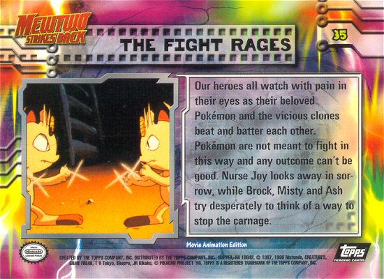The Fight Rages Rückseite