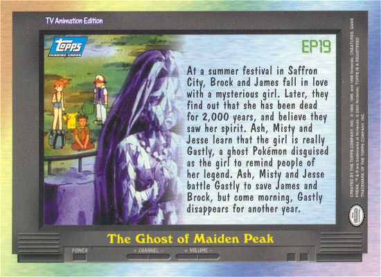 The Ghost of Maiden Peak Rückseite