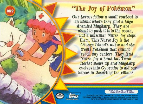 The Joy of Pokemon Rückseite