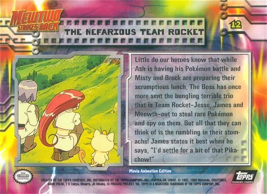 The Nefarious Team Rocket Rückseite