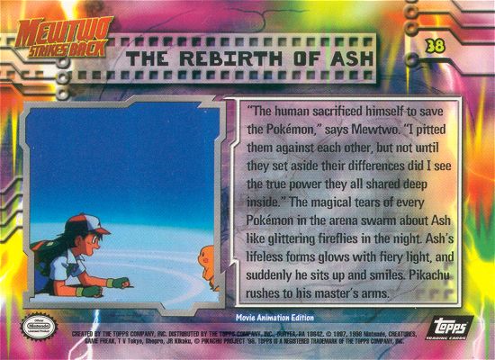 The Rebirth of Ash Rückseite