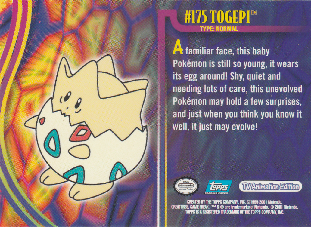 Togepi Rückseite