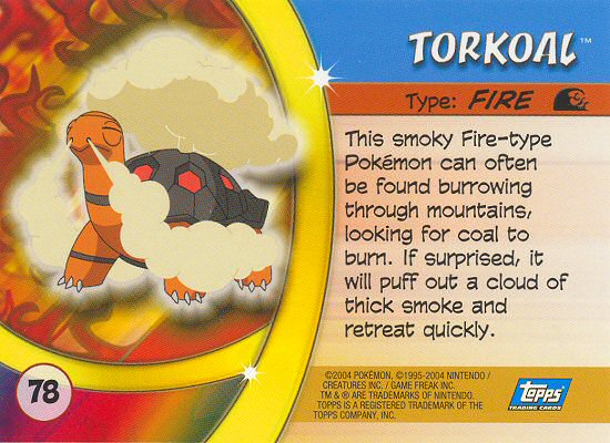 Torkoal Rückseite