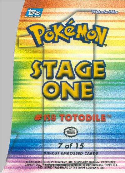 Totodile Rückseite