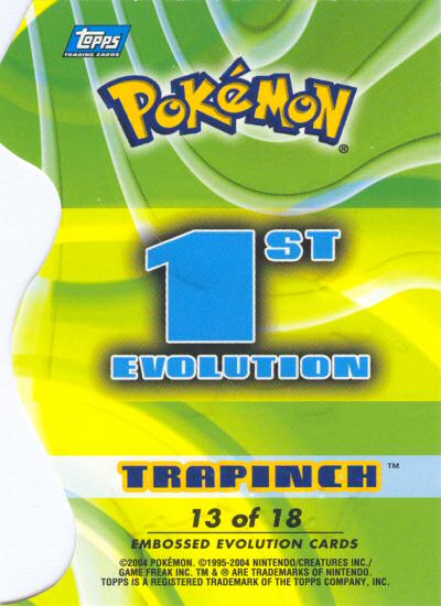 Trapinch Rückseite
