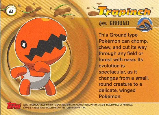 Trapinch Rückseite