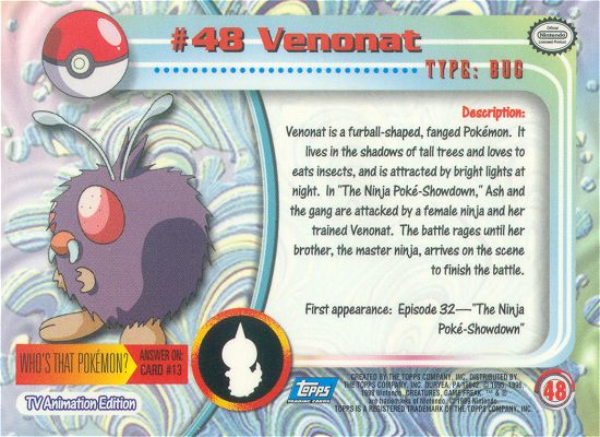 Venonat Rückseite