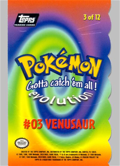 Venusaur Rückseite