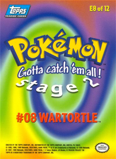 Wartortle Rückseite