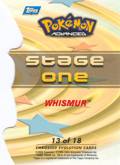 Whismur Rückseite