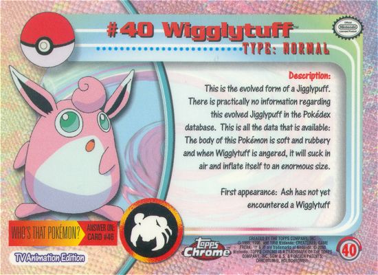 Wigglytuff Rückseite