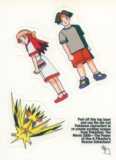 Zapdos, Melody and Tracey Rückseite