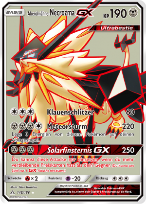 Abendmähne-Necrozma-GX - 145 - Ultra-Prisma