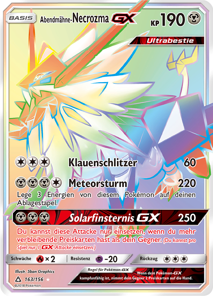 Abendmähne-Necrozma-GX - 163 - Ultra-Prisma
