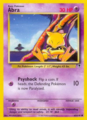 Abra - 67 - Legendary Collection|Abra - 67/110 - Revers Holo - Legendary Collection