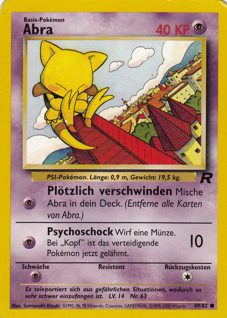 Abra - 49 - Team Rocket