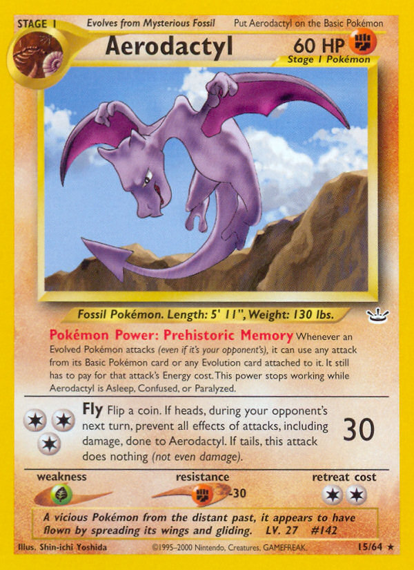 Aerodactyl - Neo Revelation - Unlimited|Aerodactyl - Neo Revelation - First Edition