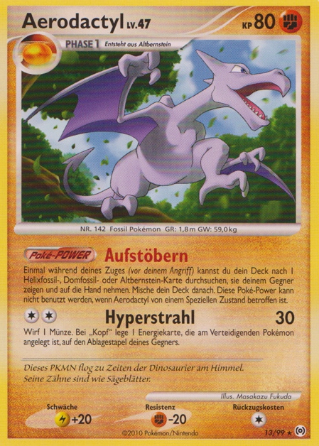 Aerodactyl - 13 - Arceus