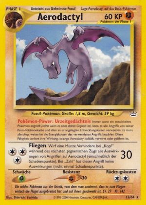 Aerodactyl - 15 - Neo Revelation