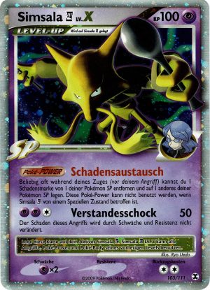 Alakazam E4 LV.X - 103 - Aufstieg der Rivalen