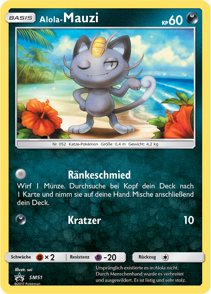 Alola-Mauzi - SM51 - Sun & Moon Promos