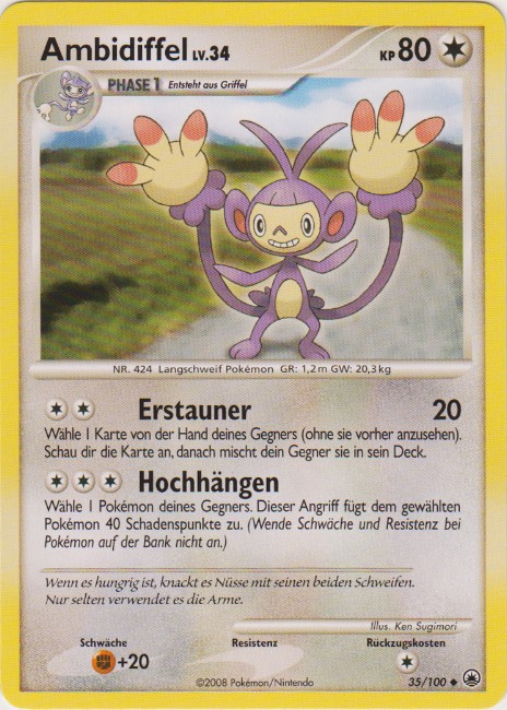 Ambipom - 35 - Majestatischer Morgen