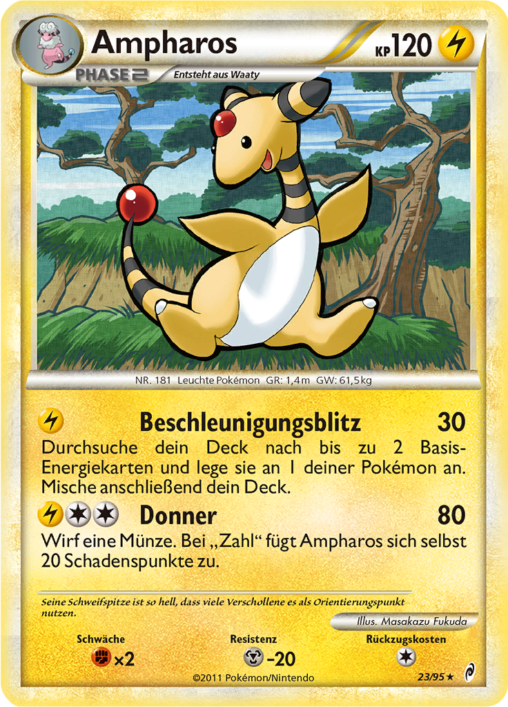 Ampharos - 23 - Ruf der Legenden