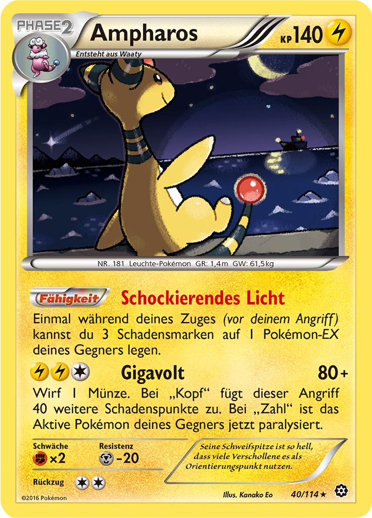 Ampharos - 40 - Dampfkessel