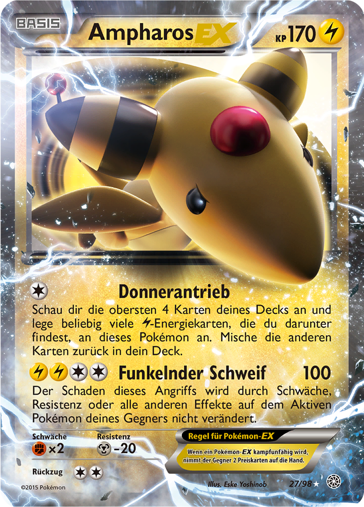 Ampharos-EX - 27 - Ewiger Anfang