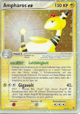 Ampharos ex - 89 - Drache